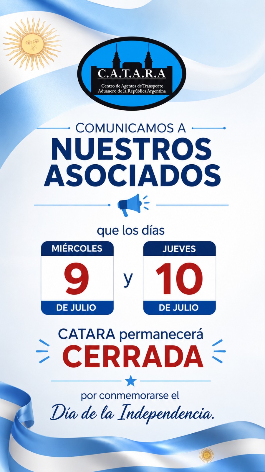 Cronograma de atención institucional - Feriado Nacional