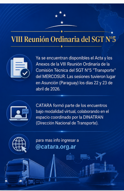 VIII Reunión Ordinaria del SGT N°5